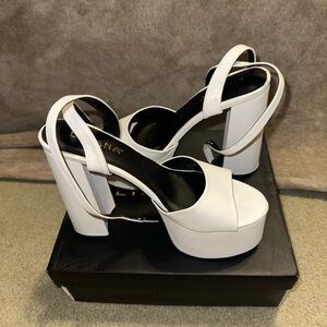 Liliana White Platform Sandals